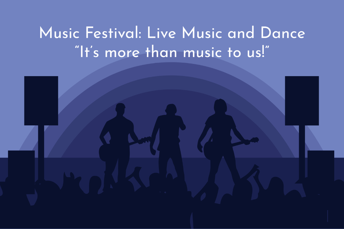 Music Festival Postcard Template - Edit Online & Download