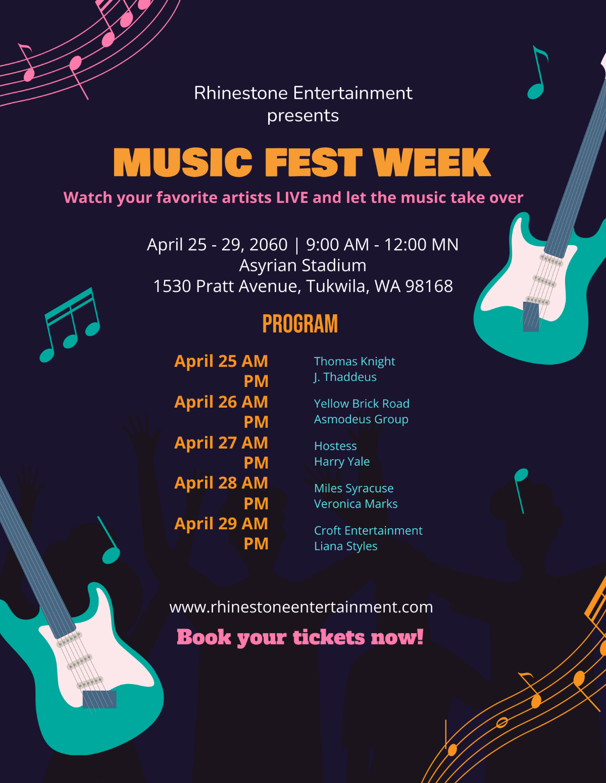 Free Music Festival Program