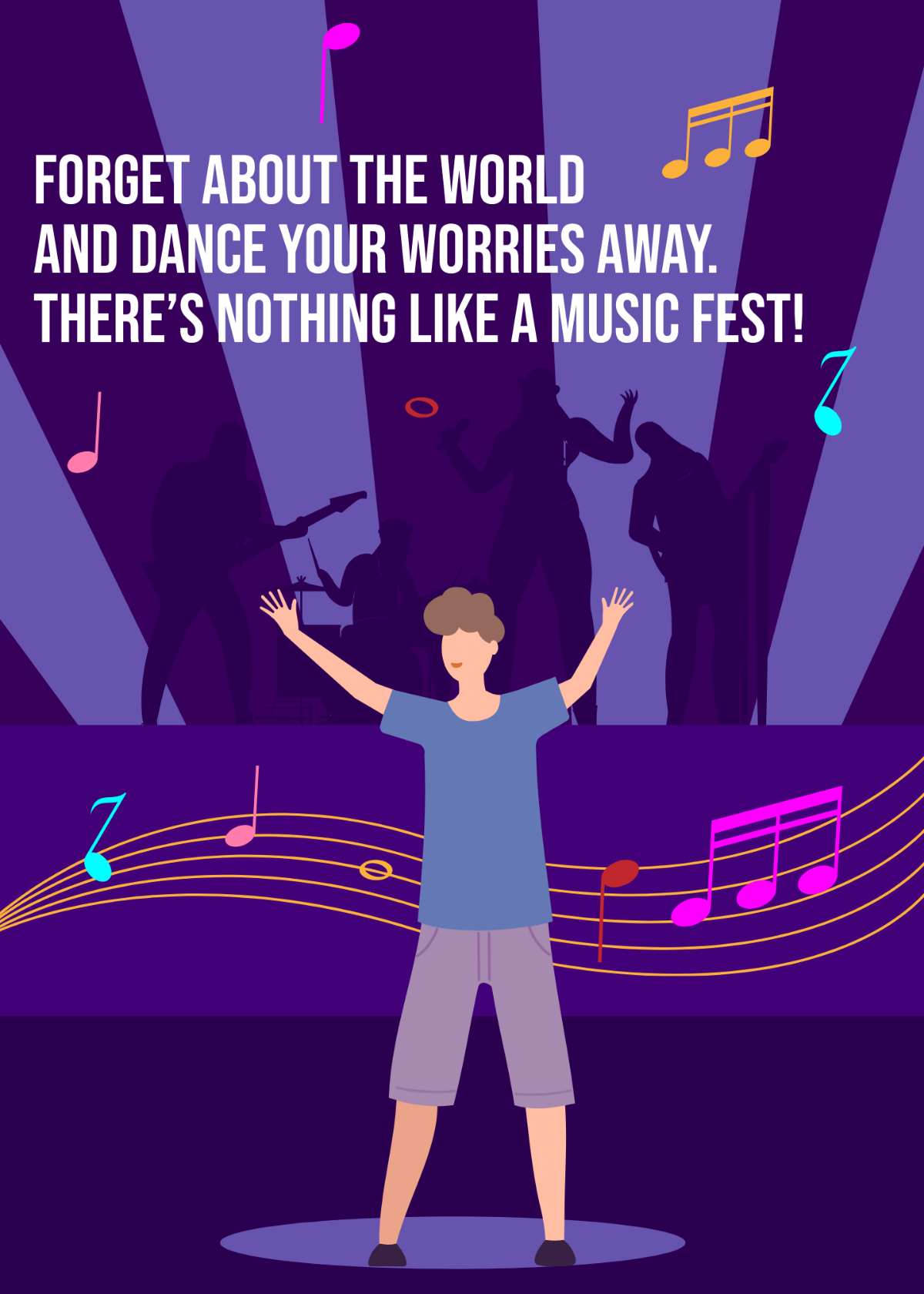 Music Festival Greeting Template