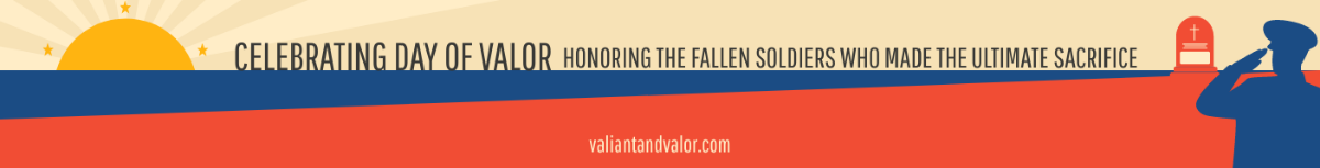Day of Valor Website Banner Template