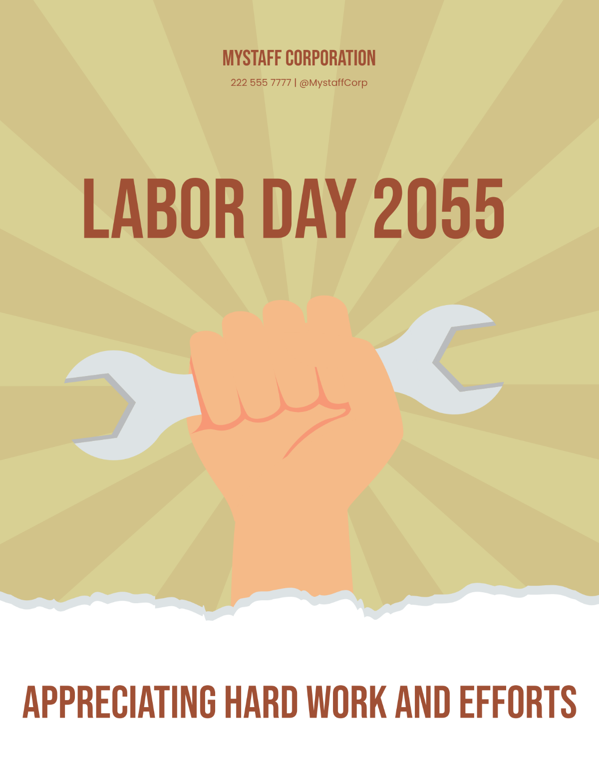 Free Creative Labor Day Flyer Template