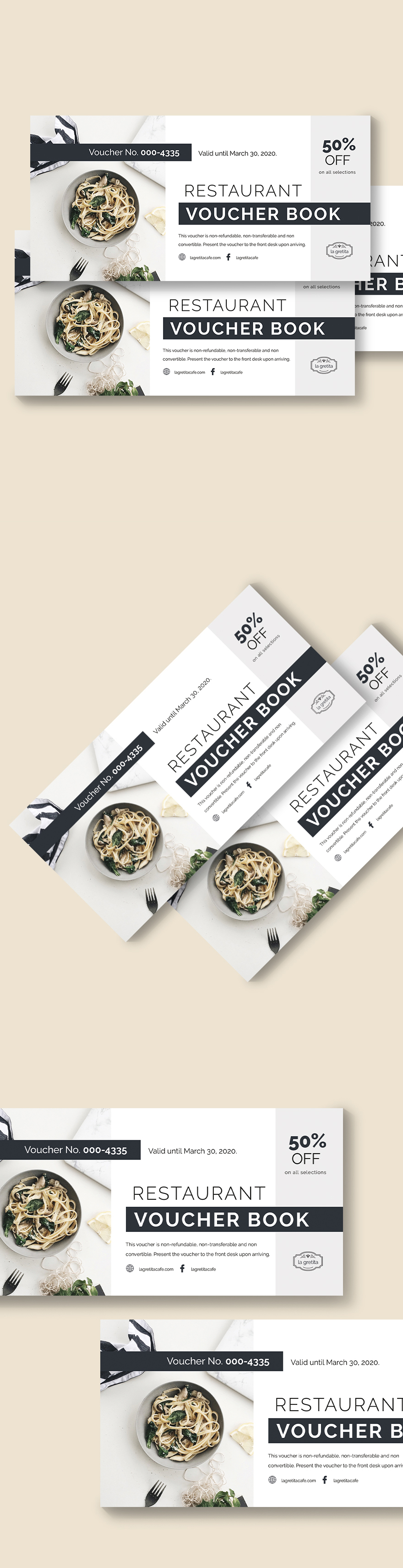 Restaurant Voucher Template - Illustrator, Word, Apple Pages, PSD, Publisher | Template.net