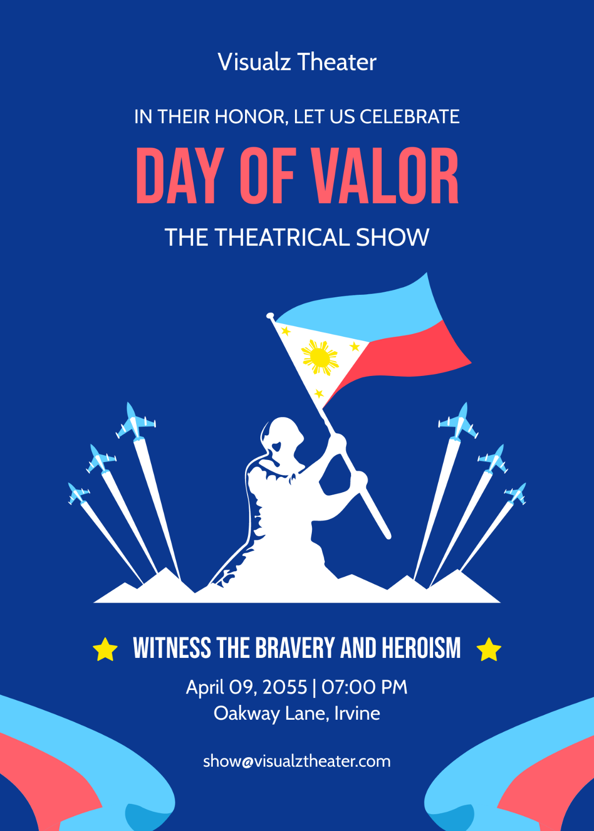 Free Day of Valor Invitation Template