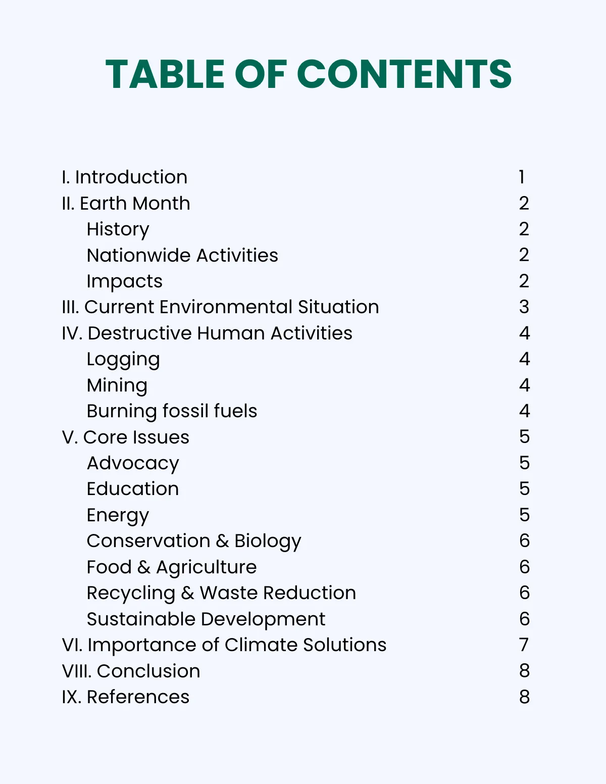 Free Earth Handout Template to Edit Online