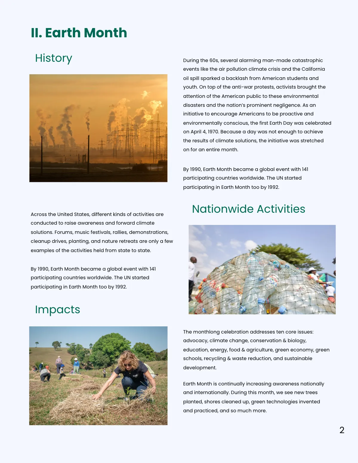 Free Earth Handout Template to Edit Online