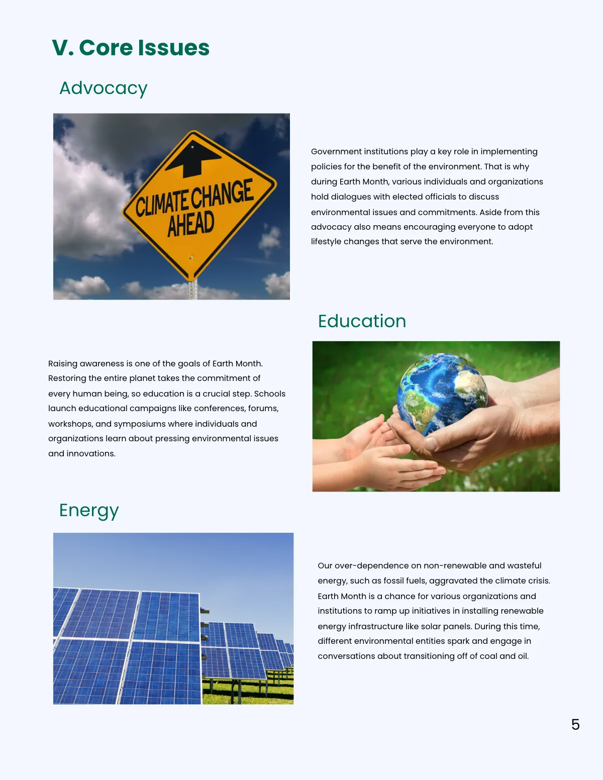 Free Earth Handout Template to Edit Online