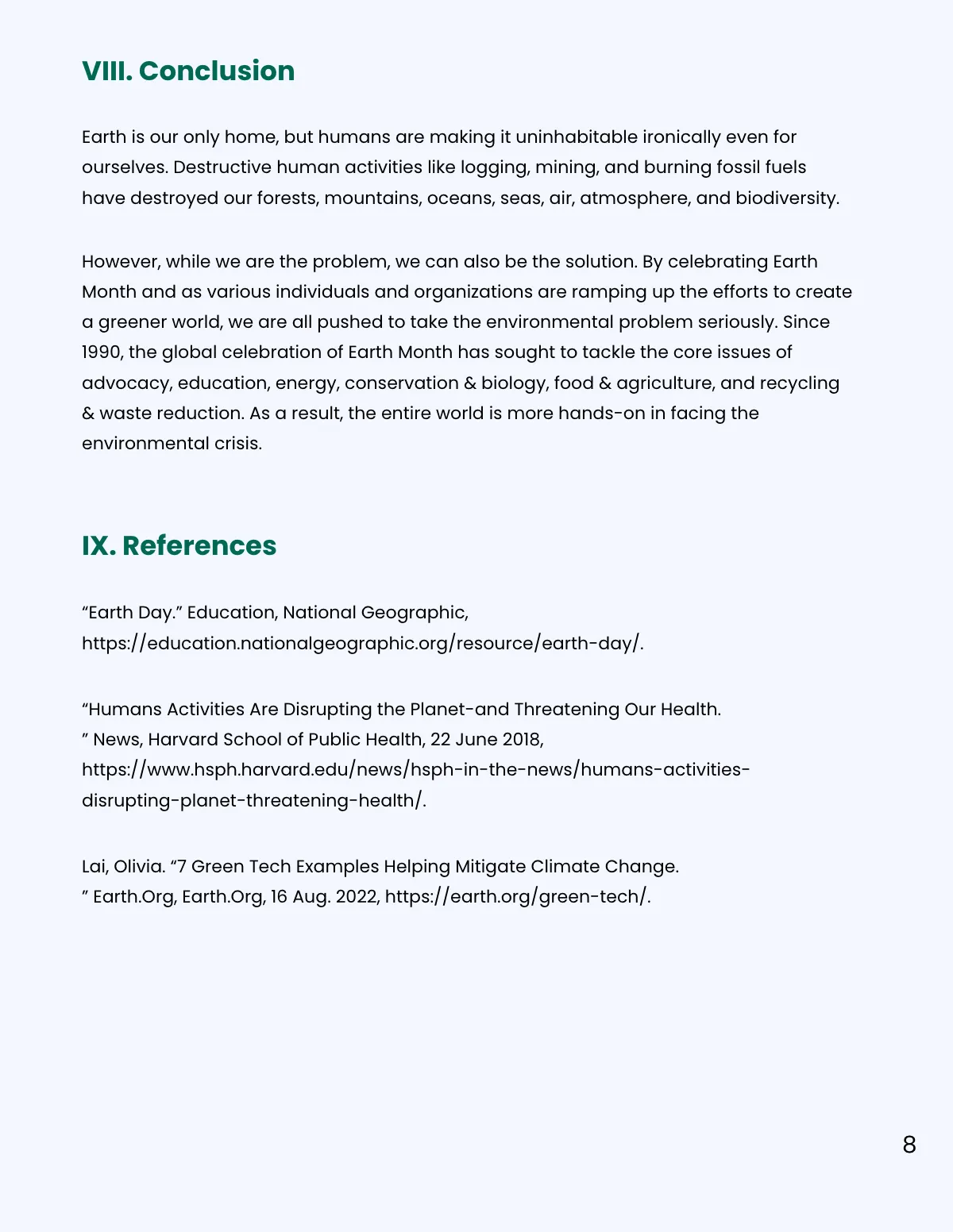 Free Earth Handout Template to Edit Online