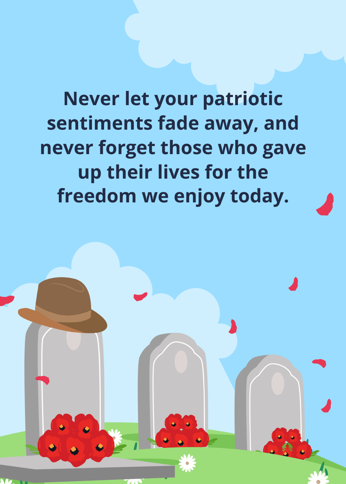 Anzac Day Message Template