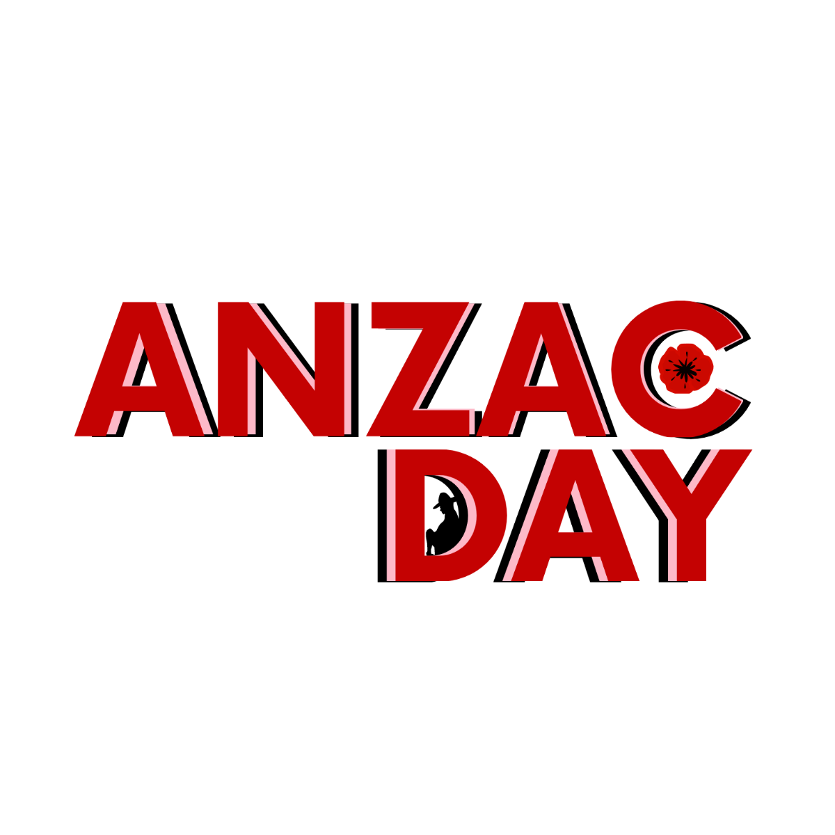 Anzac Day Text Effect Template