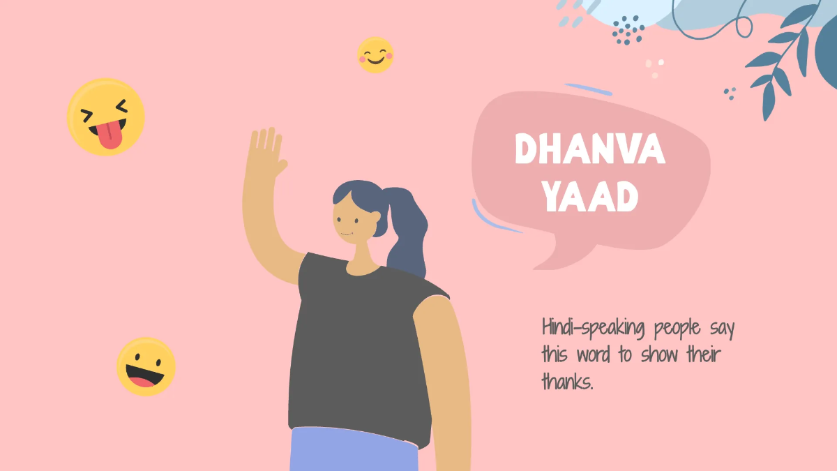 Free Fun Foreign Language Presentation Template to Edit Online