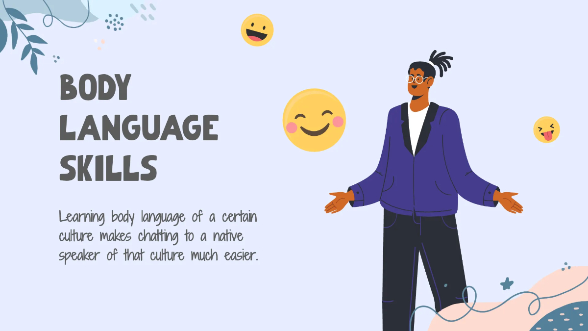 Free Fun Foreign Language Presentation Template to Edit Online