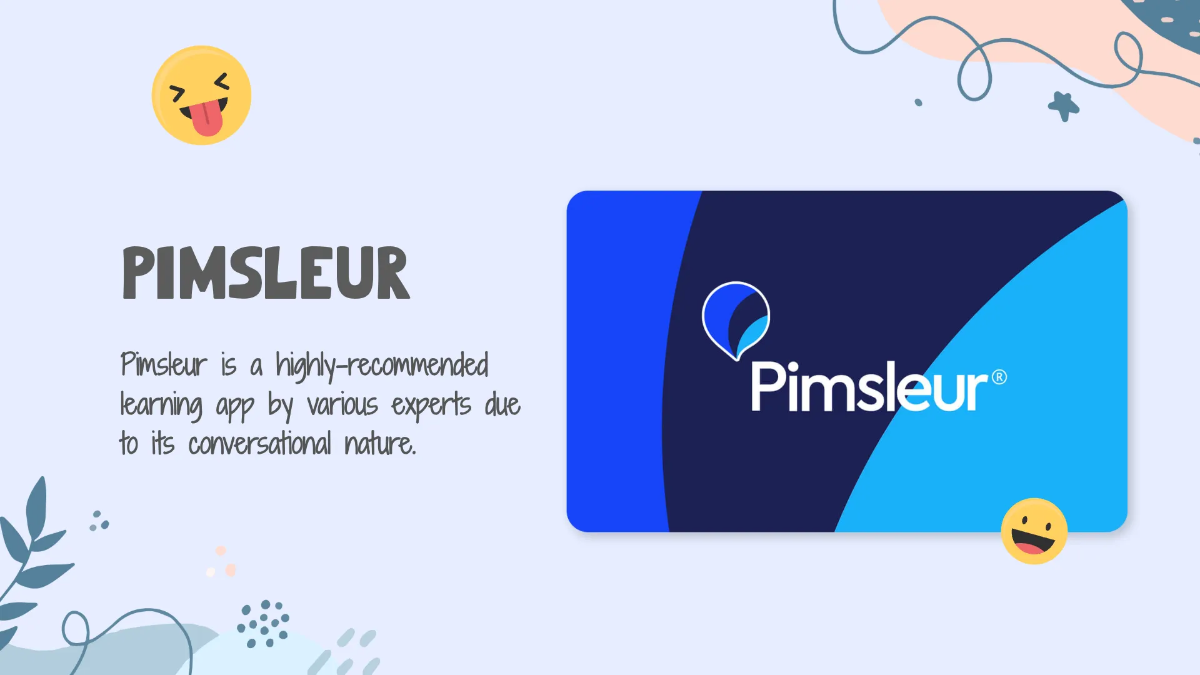 Free Fun Foreign Language Presentation Template to Edit Online