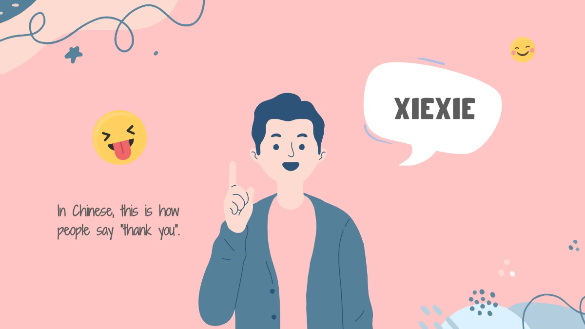 Free Fun Foreign Language Presentation Template to Edit Online