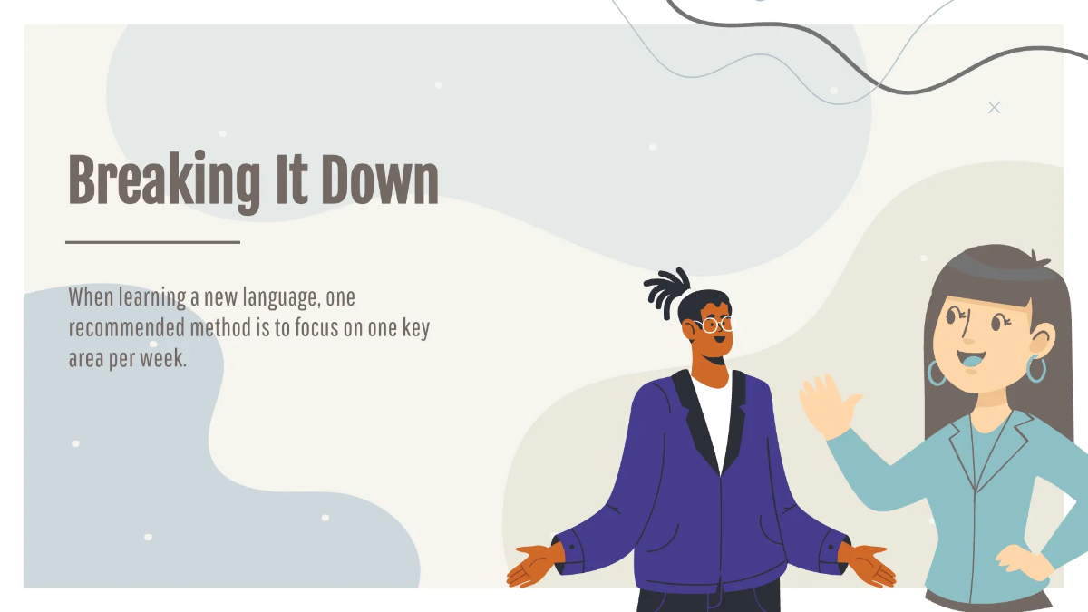 Free Simple Foreign Language Presentation Template to Edit Online