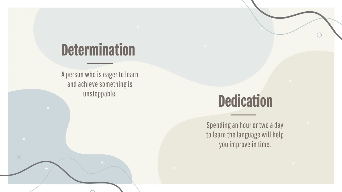 Free Simple Foreign Language Presentation Template to Edit Online