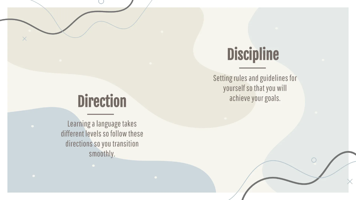 Free Simple Foreign Language Presentation Template to Edit Online