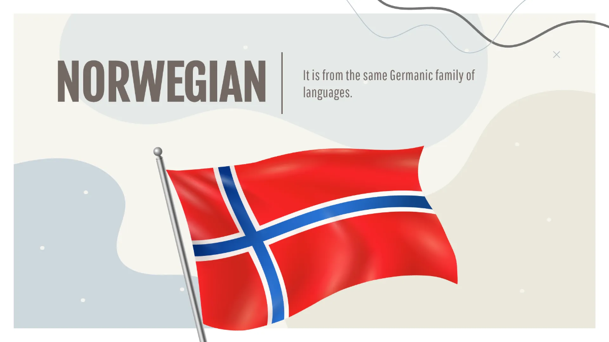 Free Simple Foreign Language Presentation Template to Edit Online