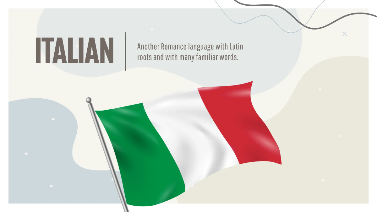 Free Simple Foreign Language Presentation Template to Edit Online