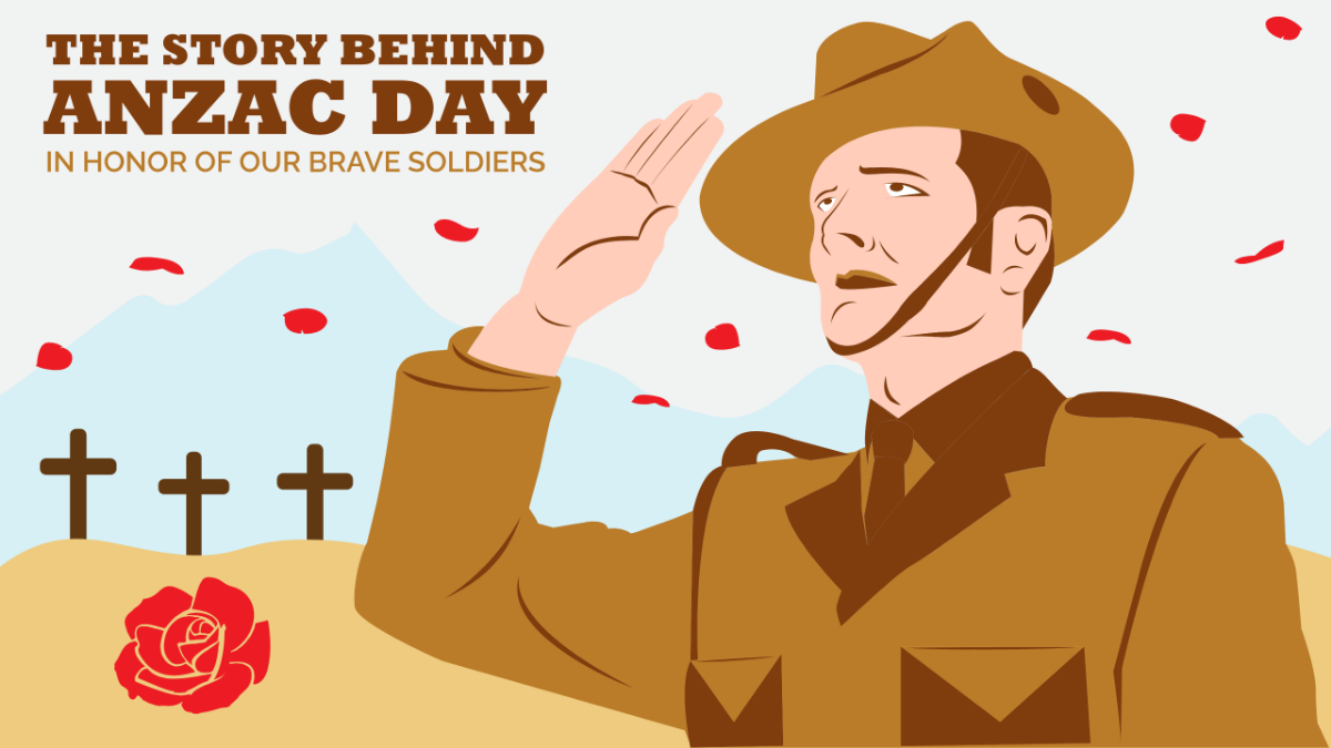 Anzac Day Youtube Thumbnail Cover Template