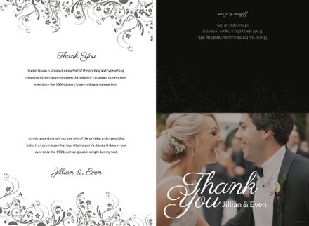 Wedding Thank You Card Template Publisher free floral wedding place card template in adobe photoshop Wedding Thank You Card Template Publisher free floral wedding place card template in adobe photoshop