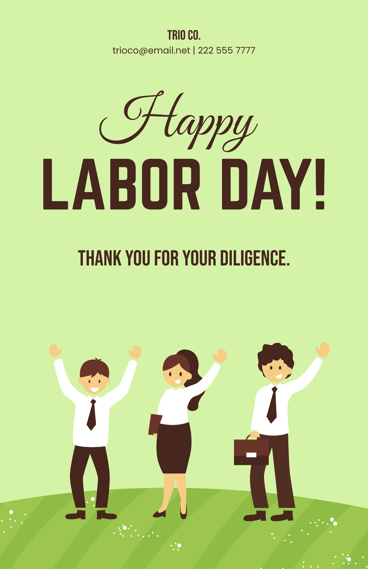Happy Labor Day Poster