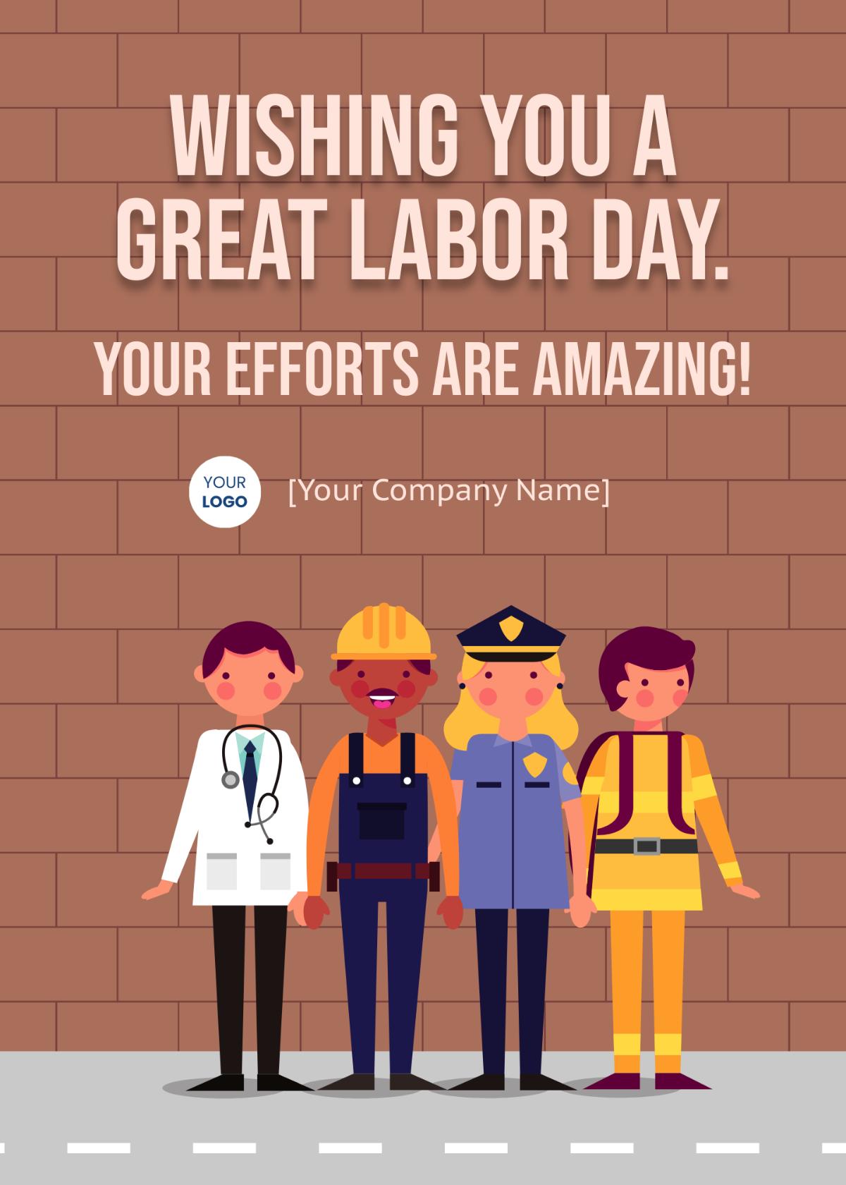 Labor Day Wishes Template - Edit Online & Download