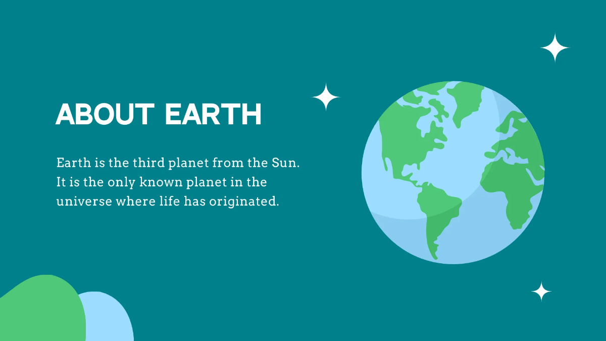 Free Earth Presentation Template to Edit Online
