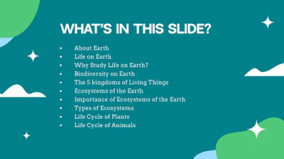 Free Earth Presentation Template to Edit Online