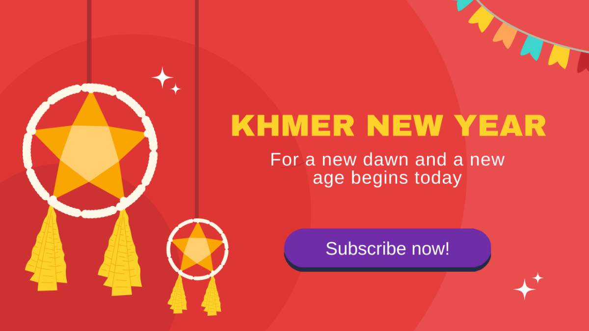 Free Khmer New Year Youtube Banner Template