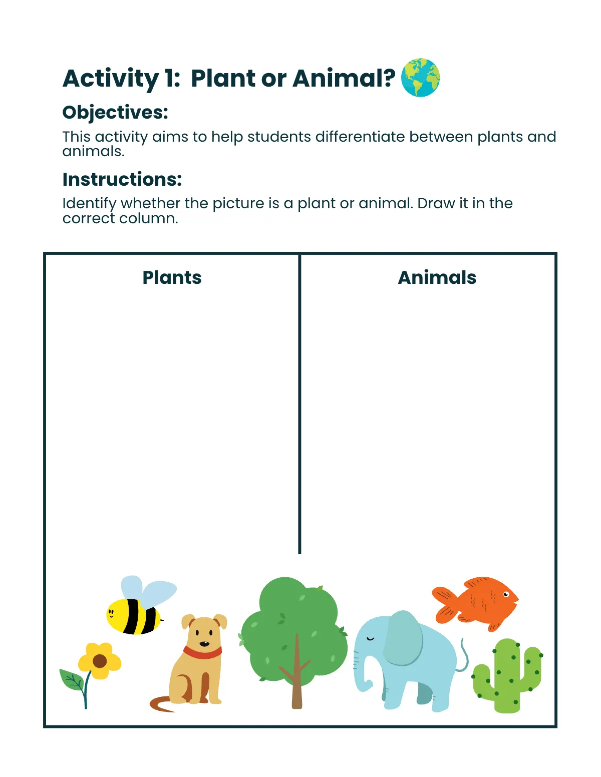 Free Earth Workbook Template to Edit Online