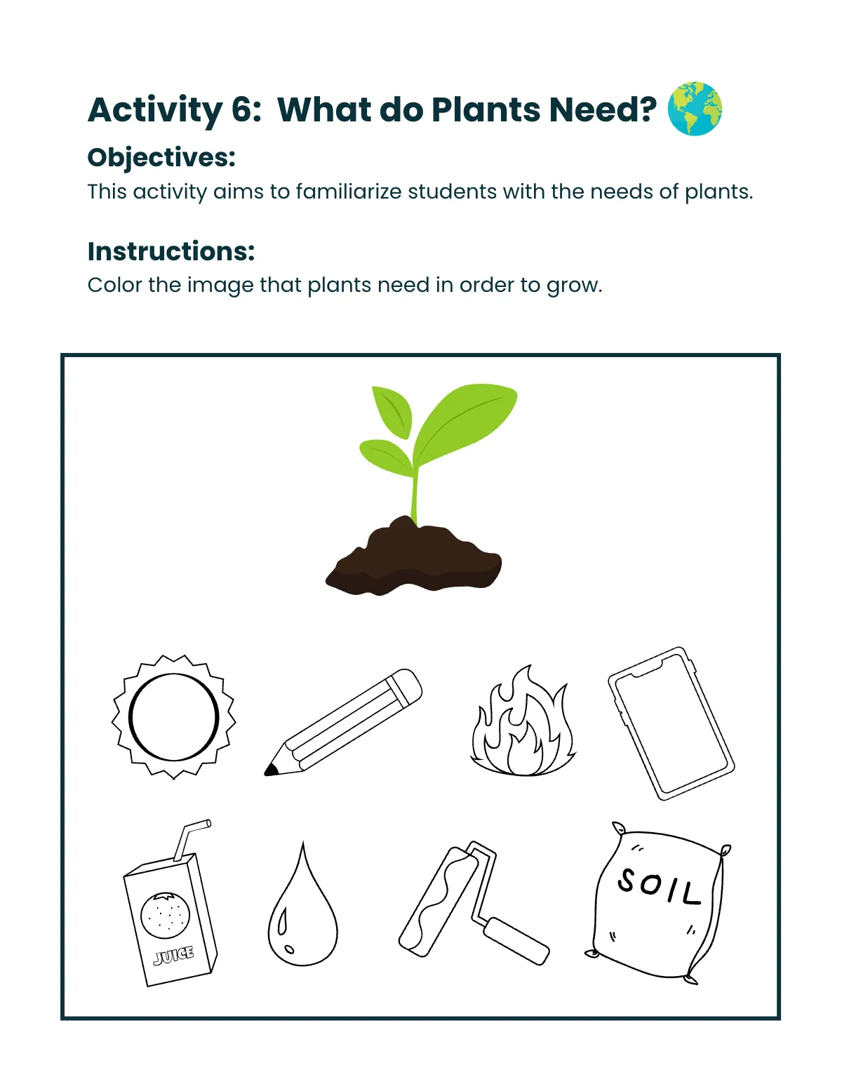 Free Earth Workbook Template to Edit Online