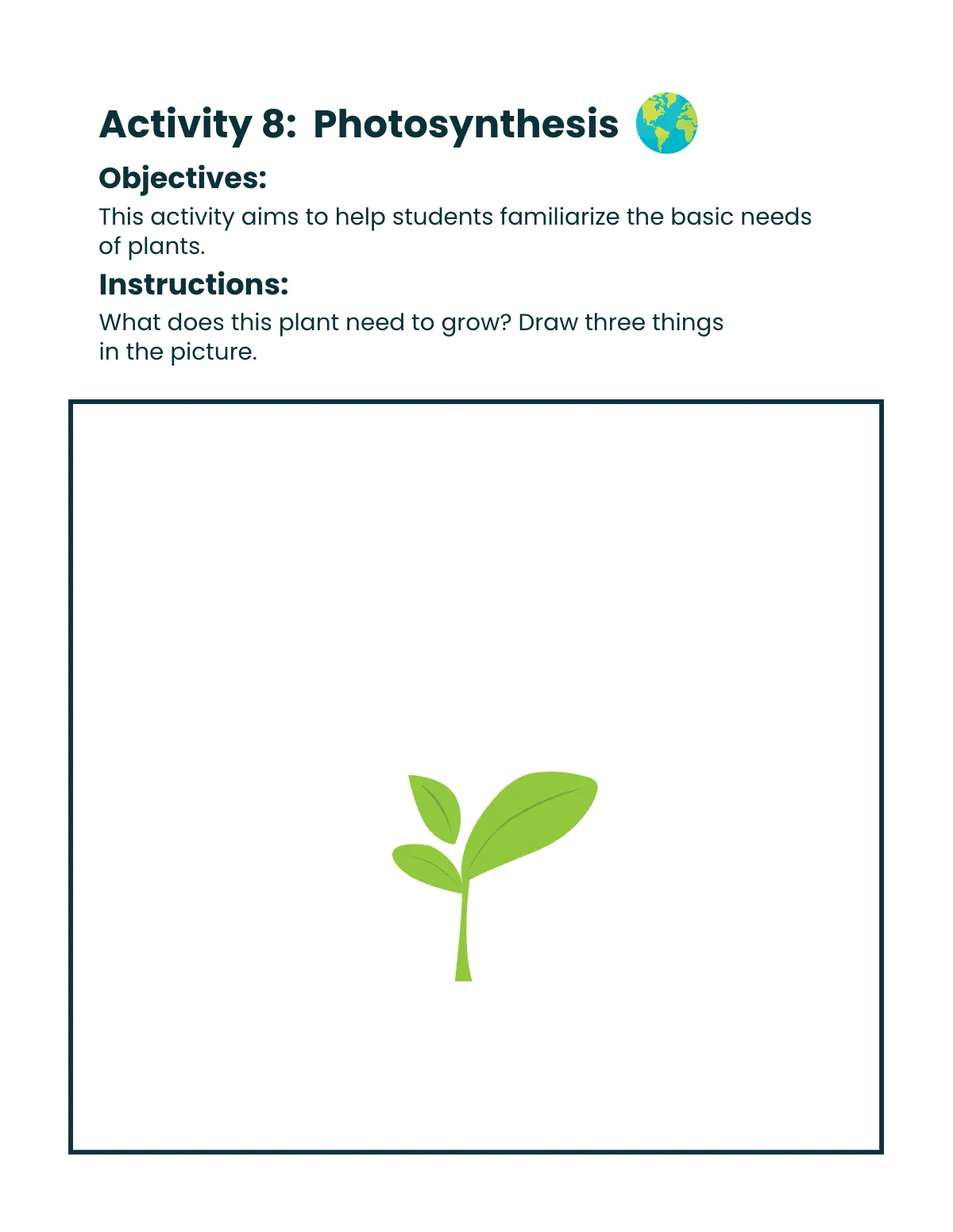 Free Earth Workbook Template to Edit Online