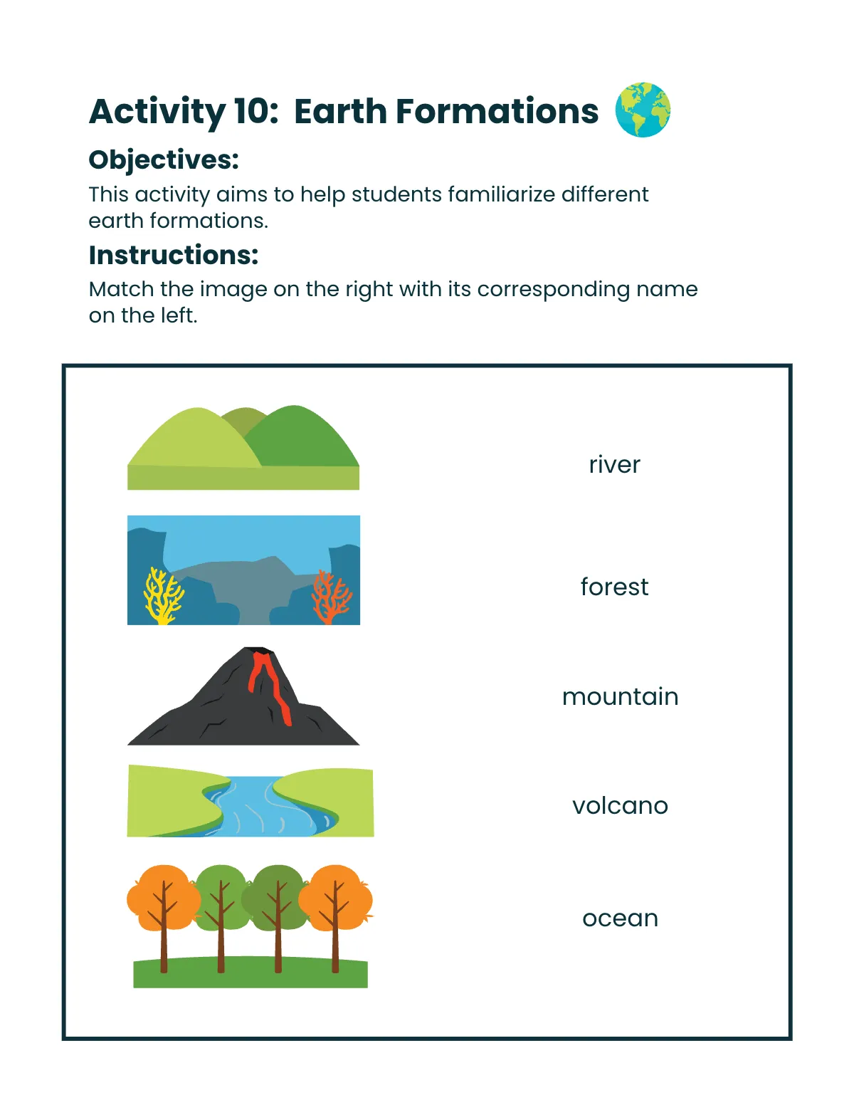 Free Earth Workbook Template to Edit Online