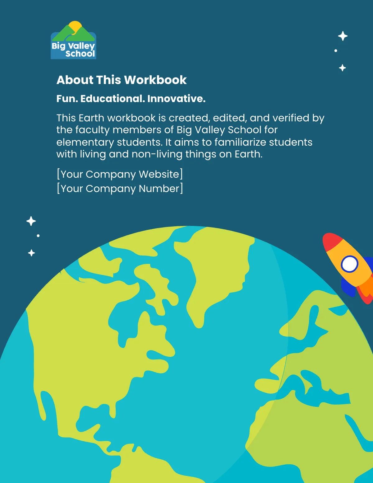 Free Earth Workbook Template to Edit Online