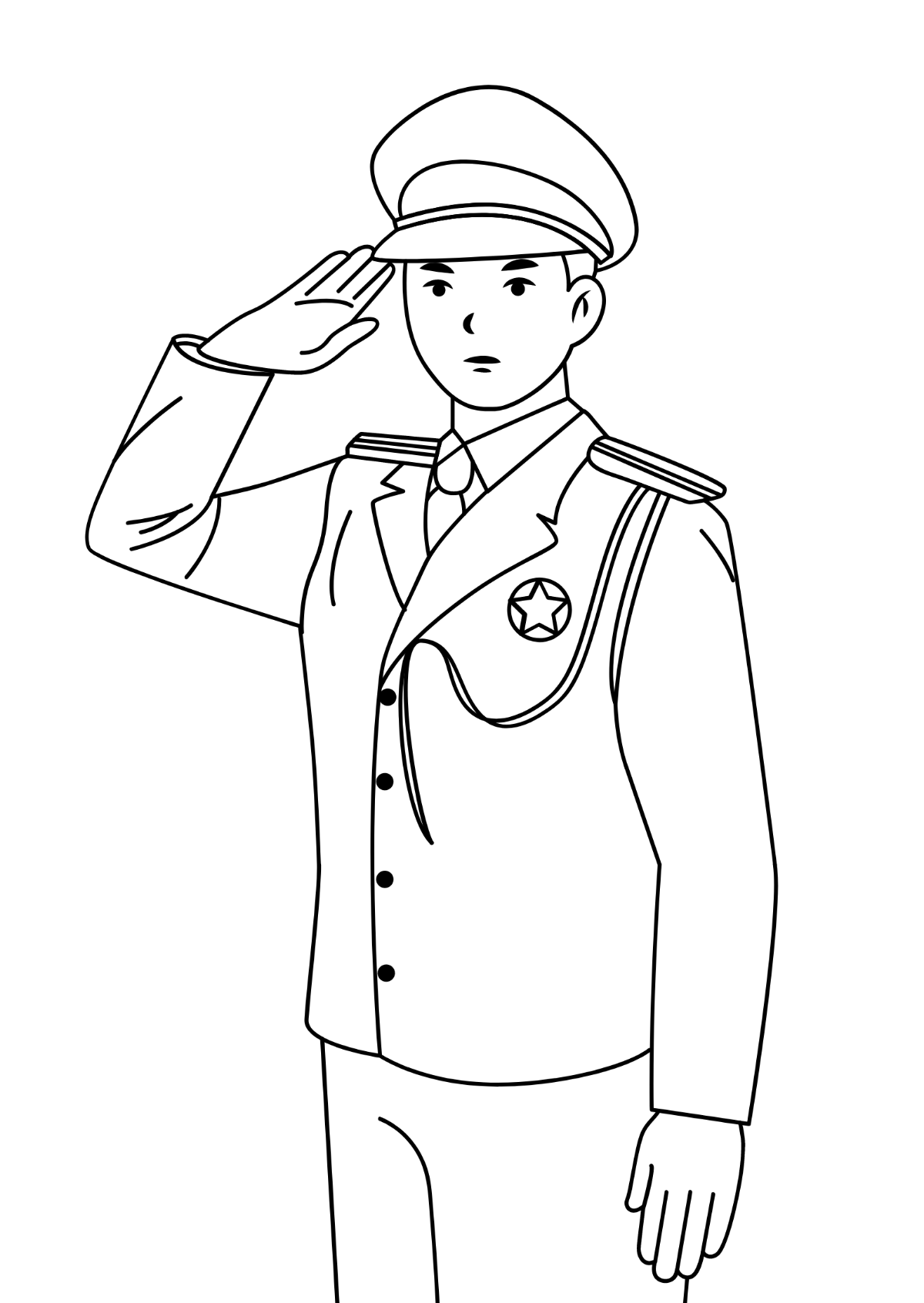 Free Day of Valor Drawing Template