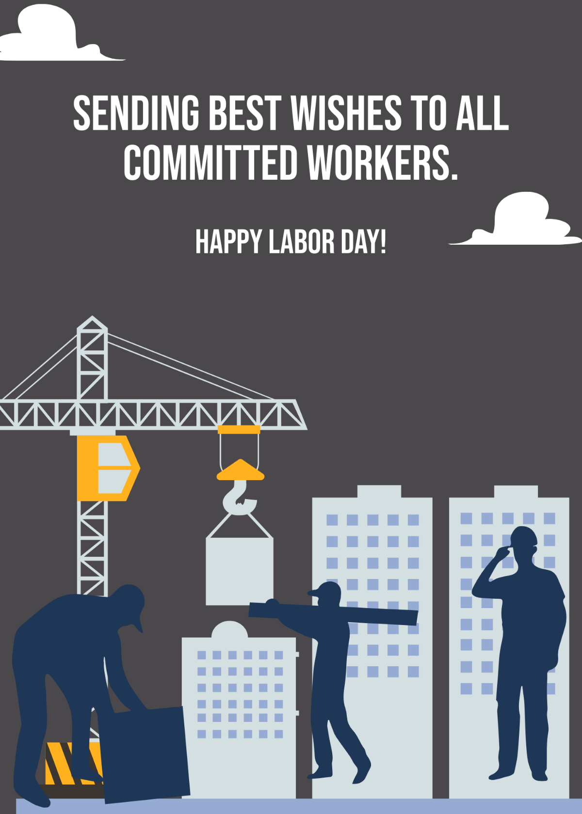 Labor Day Best Wishes Template