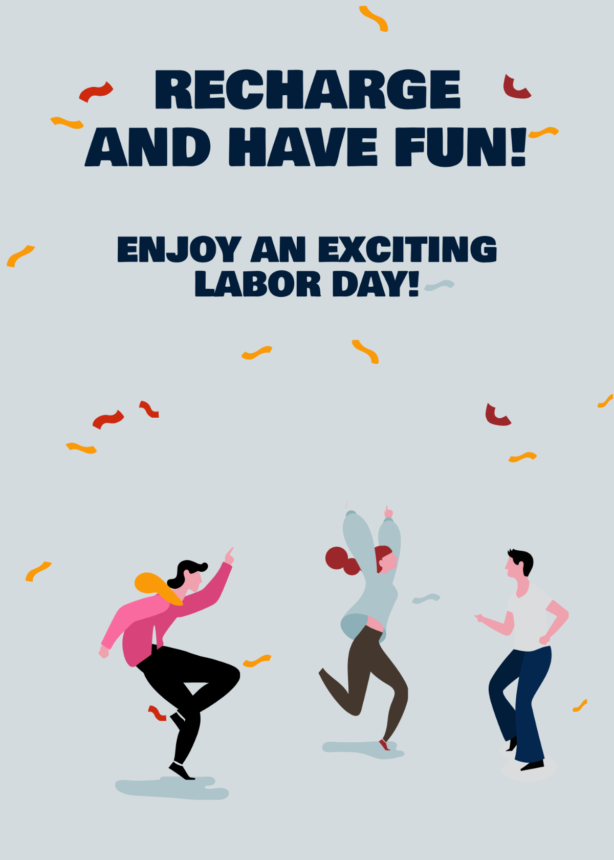 Labor Day Wishes For Friend Template