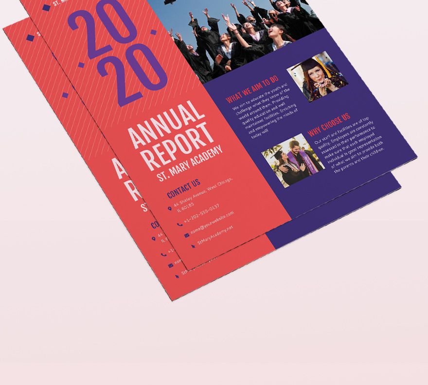Annual Report Flyer Template