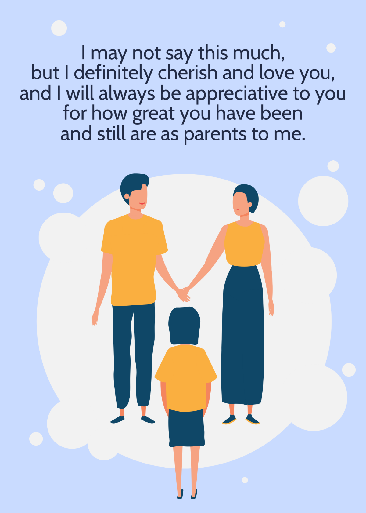 Parents Message Template