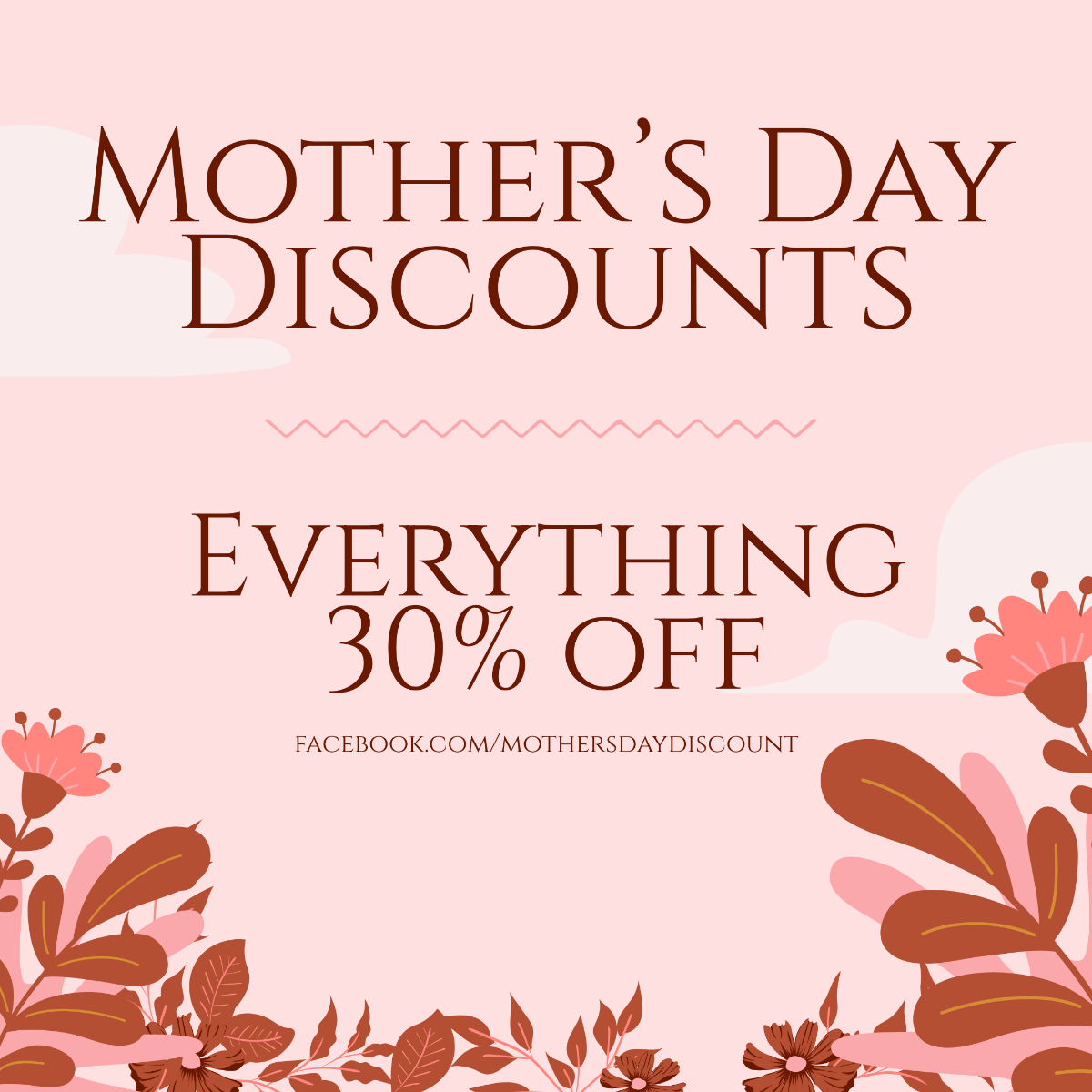 Mother's Day Facebook Ad Banner Template