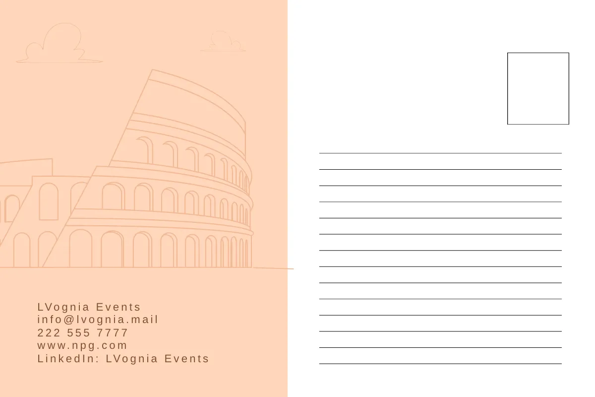Free Italy Liberation Day Postcard Template to Edit Online