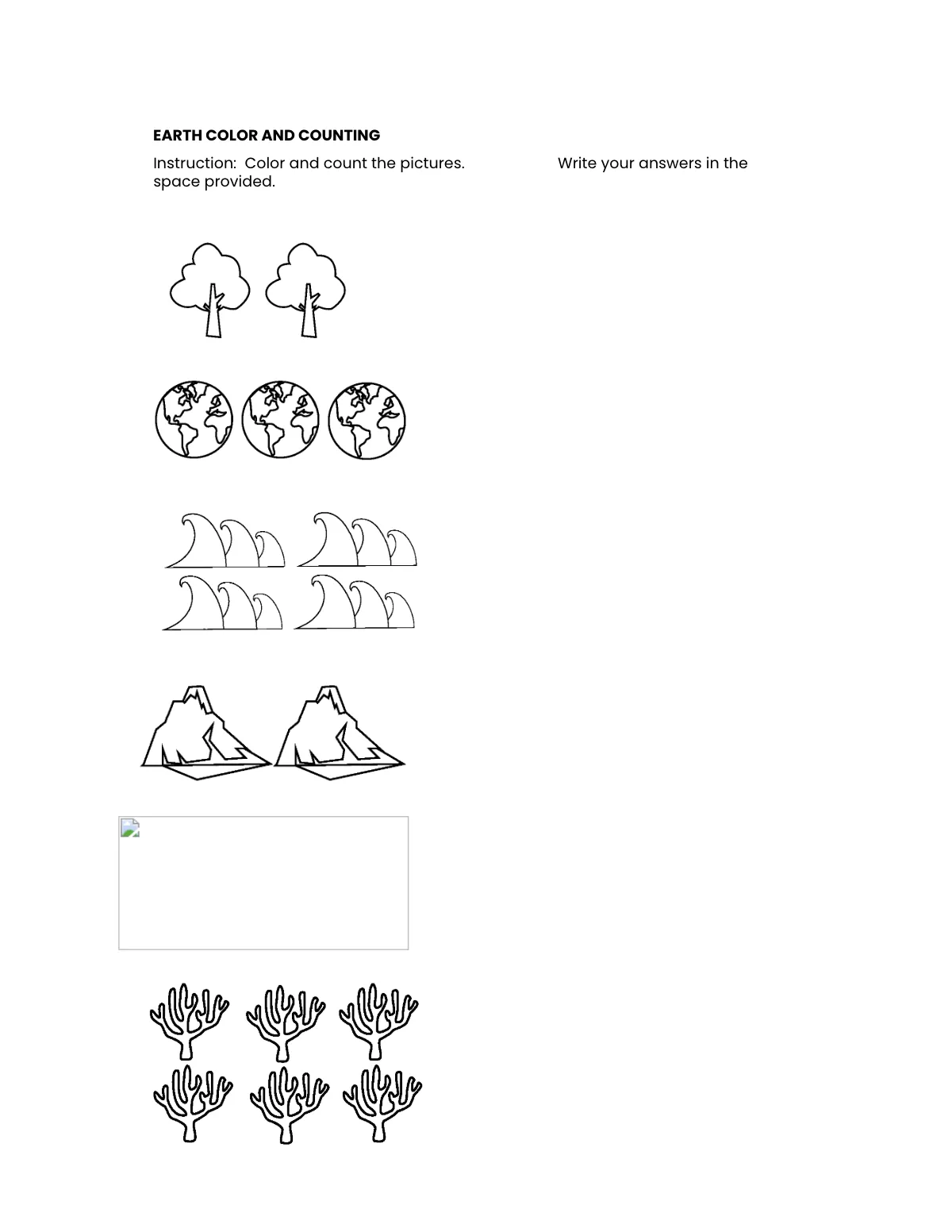 Free Earth Puzzle Template to Edit Online