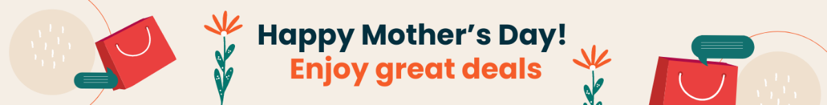 Mother's Day Website Banner Template