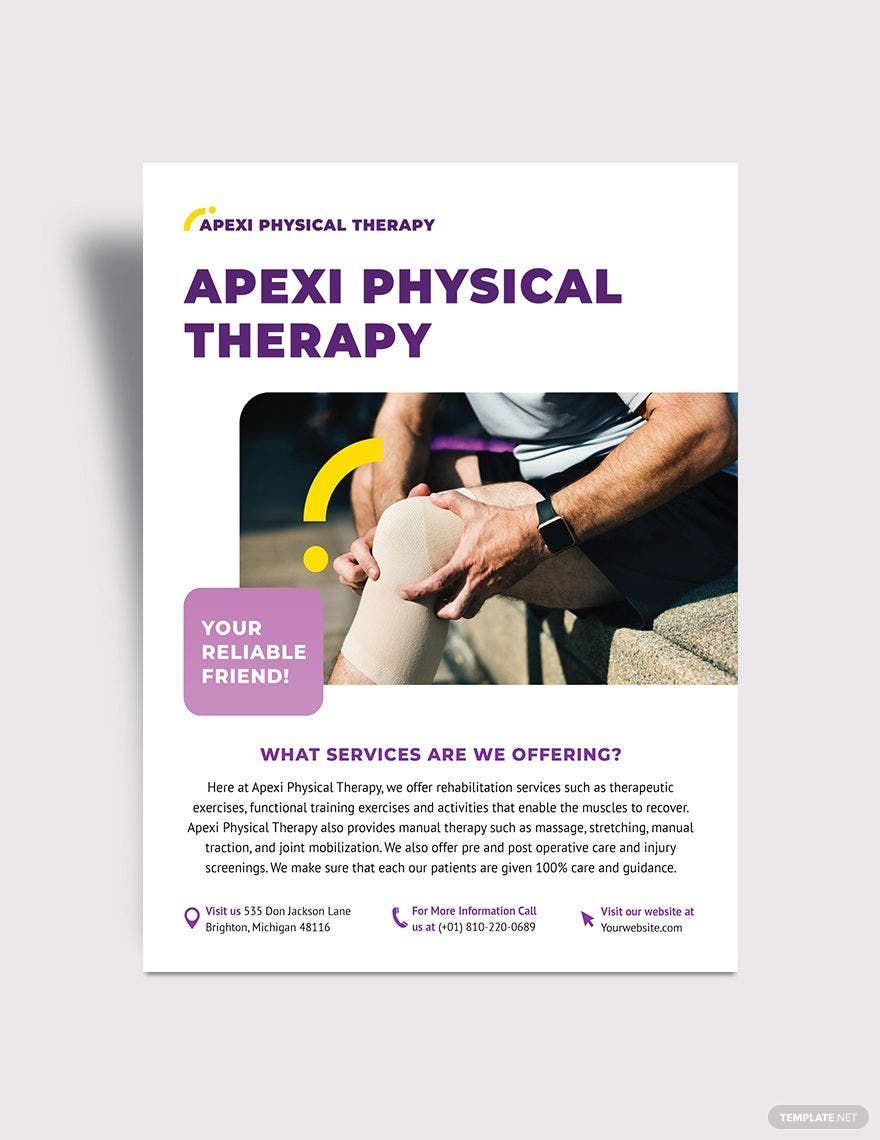 Physical Therapy Flyer Template