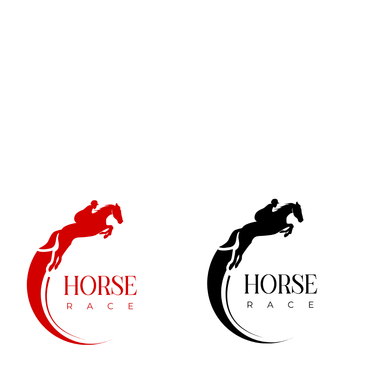 Horse Race Logo Template