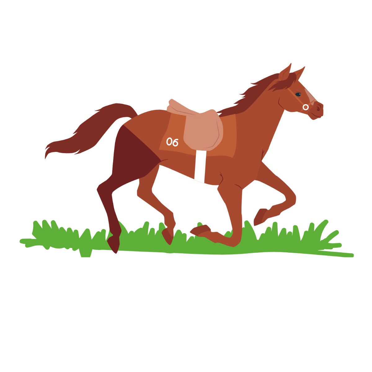 Free Horse Race ClipArt Template