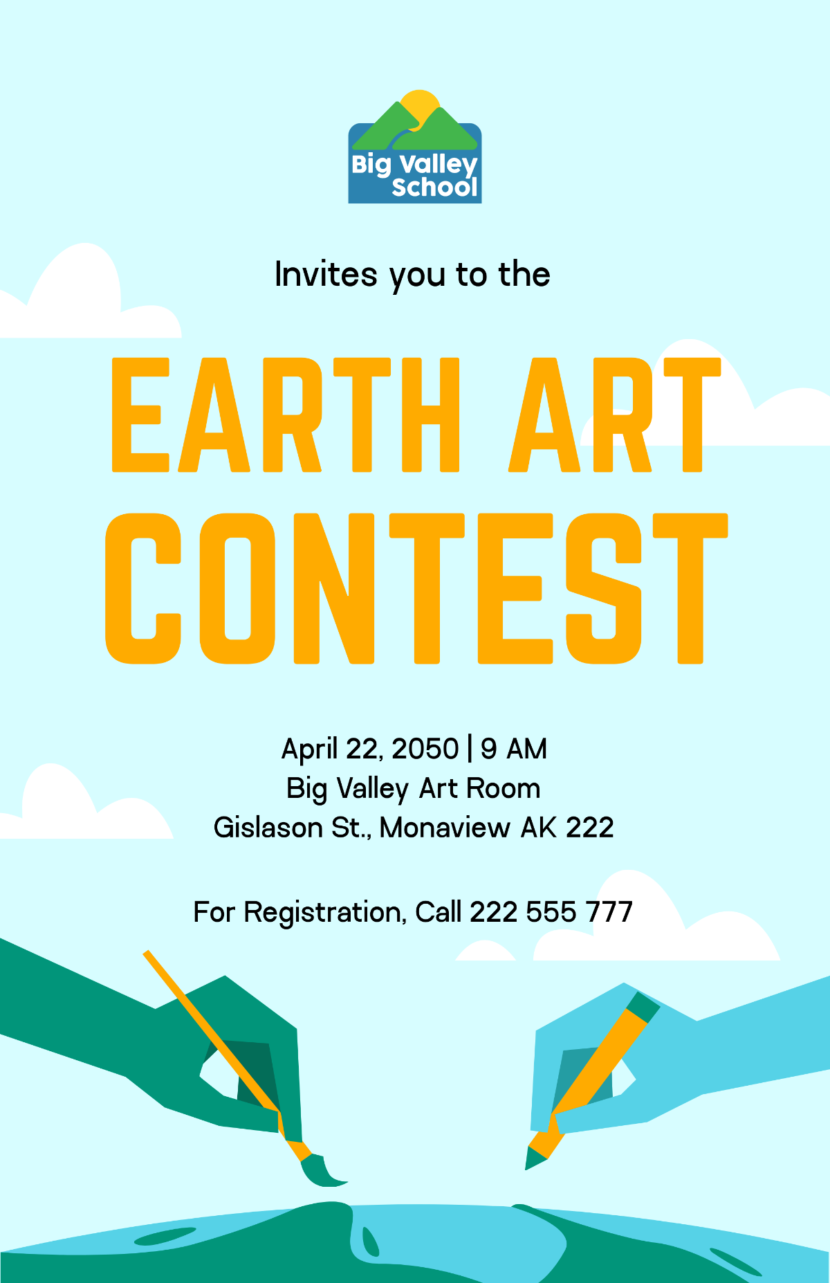 Free Earth Poster Template
