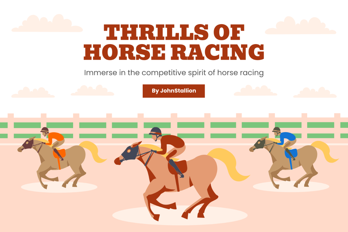 Horse Race Blog Banner Template