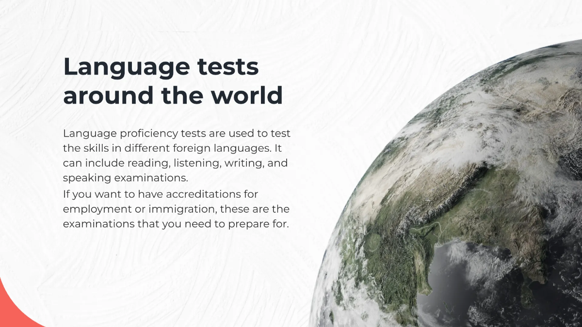 Free Professional Foreign Language Presentation Template to Edit Online