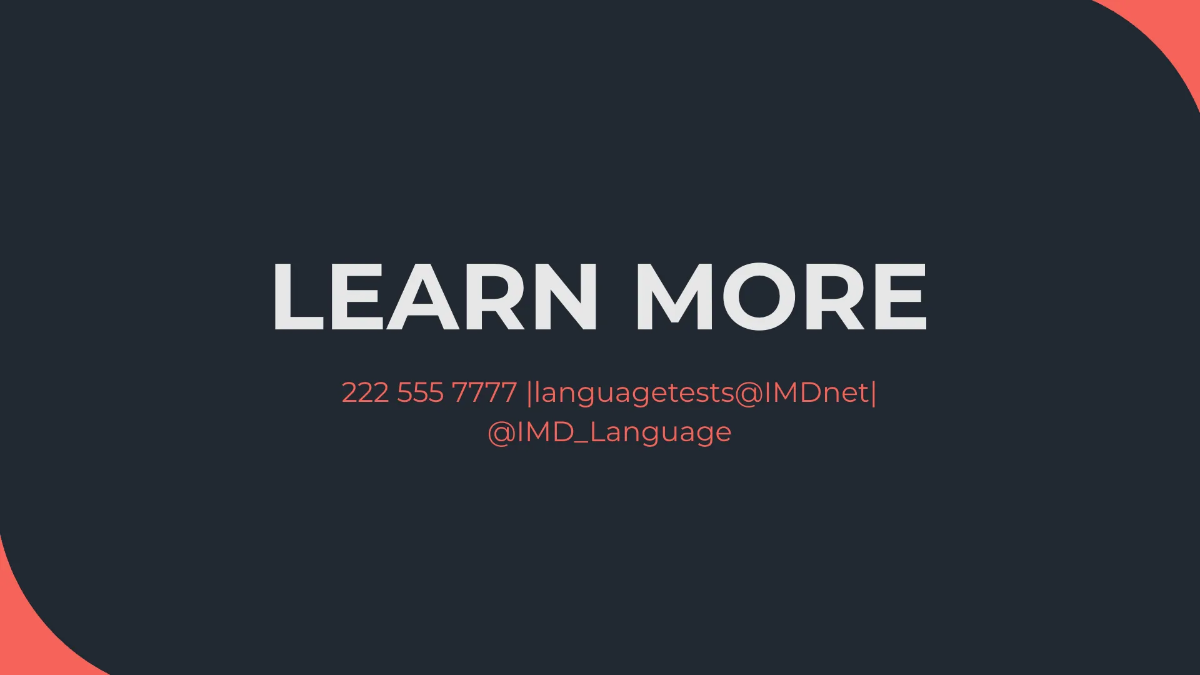 Free Professional Foreign Language Presentation Template to Edit Online